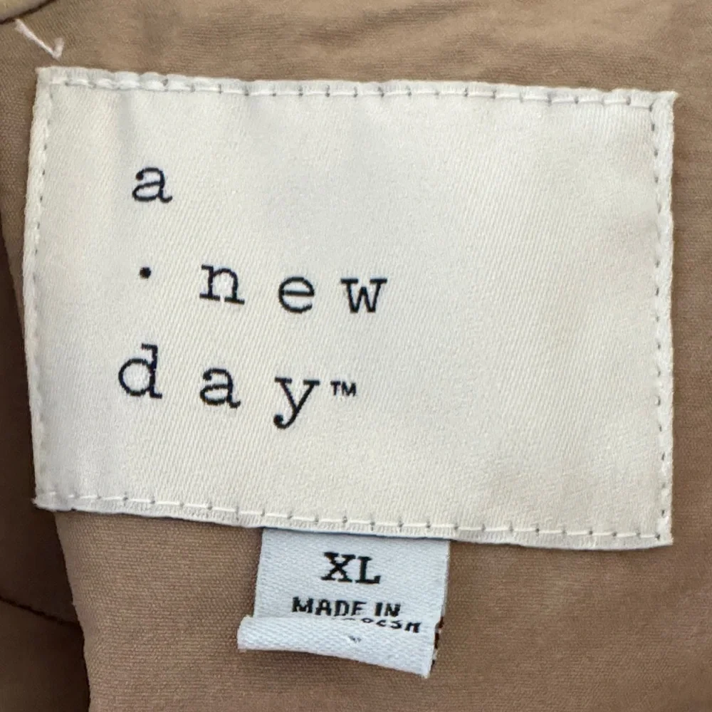 a new day Double-Breasted Tan Trench Coat - Picture 2 of 3